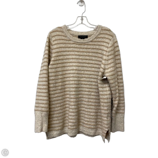 Sweater By Tahari In Tan, Size: 1x