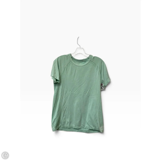 Athletic Top Short Sleeve By Bcg In Green, Size: M