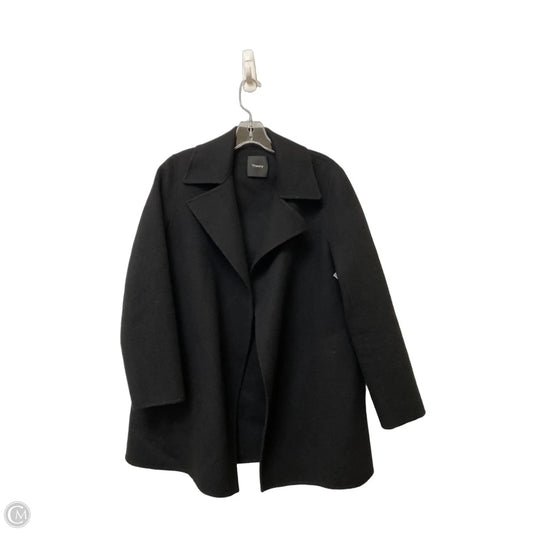 Coat Peacoat By Theory In Black, Size: S