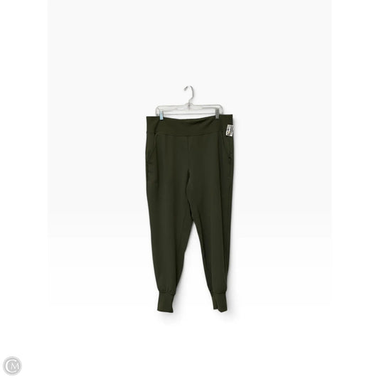 Athletic Pants By Avia In Green, Size: Xxl