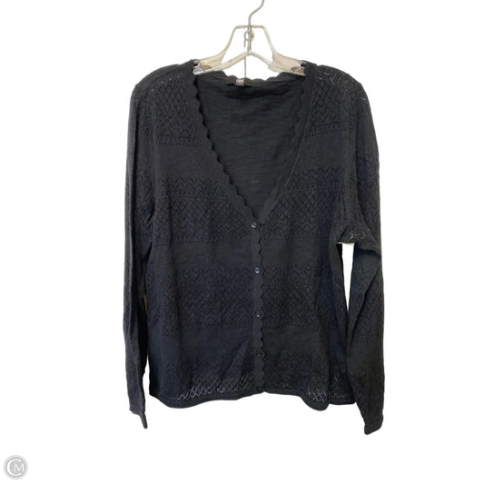 Cardigan Designer By Frye In Black, Size: Xl