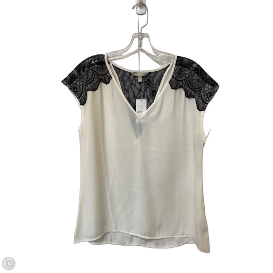 Top Sleeveless By Banana Republic In White, Size: S
