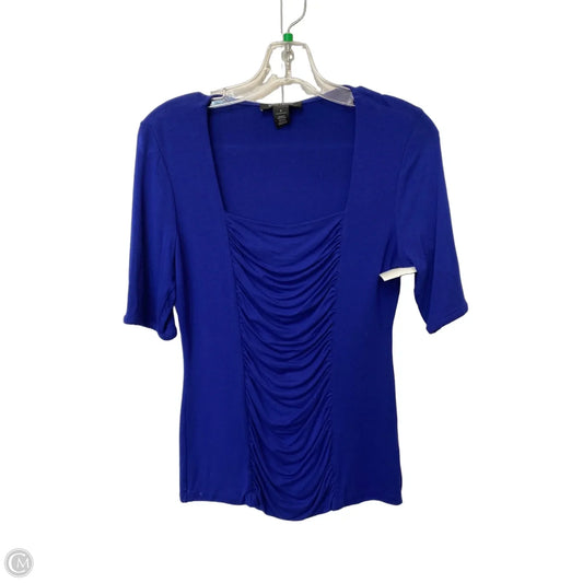 Top Long Sleeve By White House Black Market In Blue, Size: S