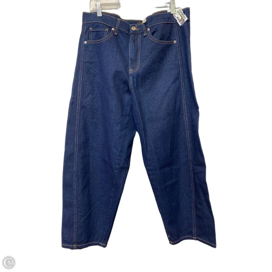 Jeans Wide Leg By Free Assembly In Blue Denim, Size: 10