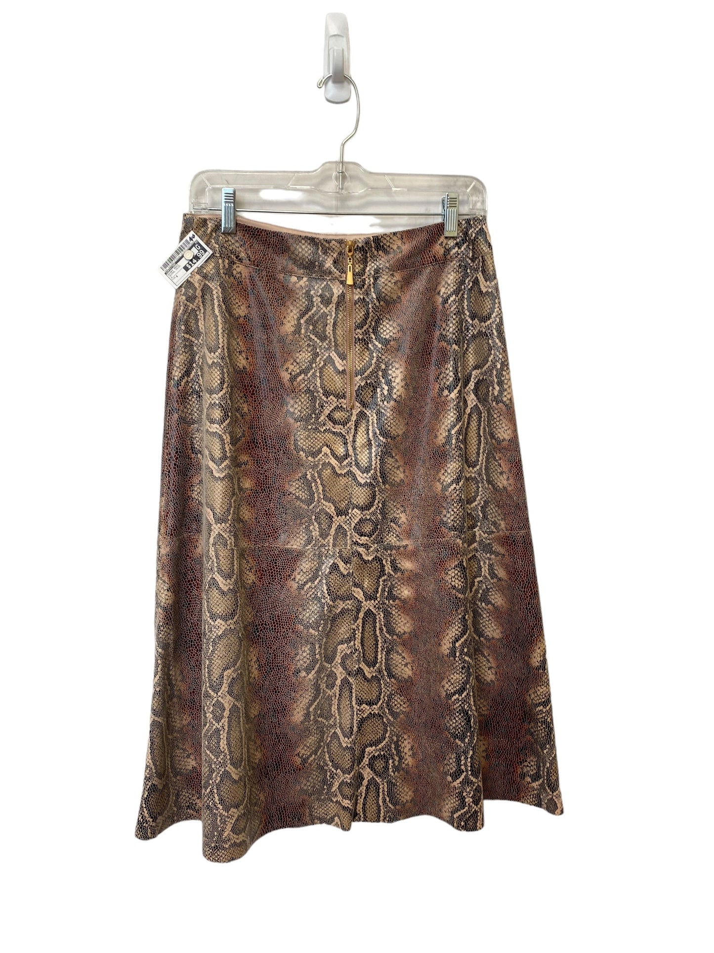 Animal Print Skirt Maxi Cristina, Size 4