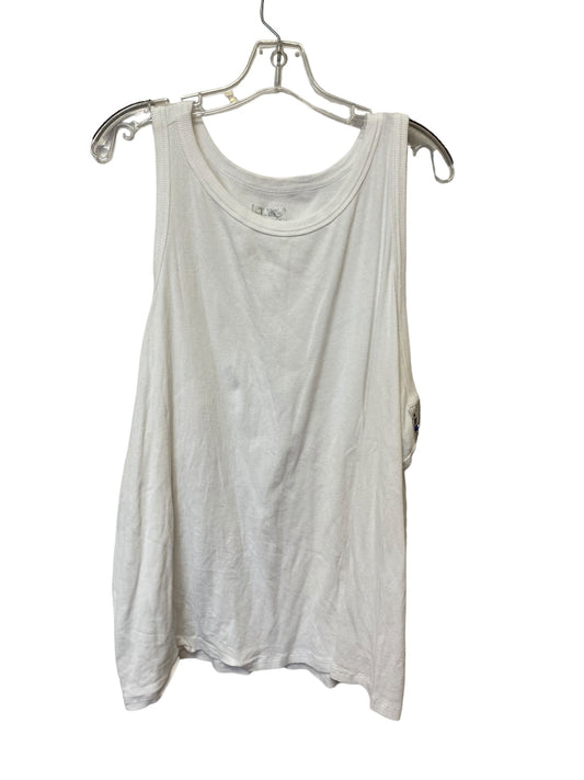 White Top Sleeveless Terra & Sky, Size 4x