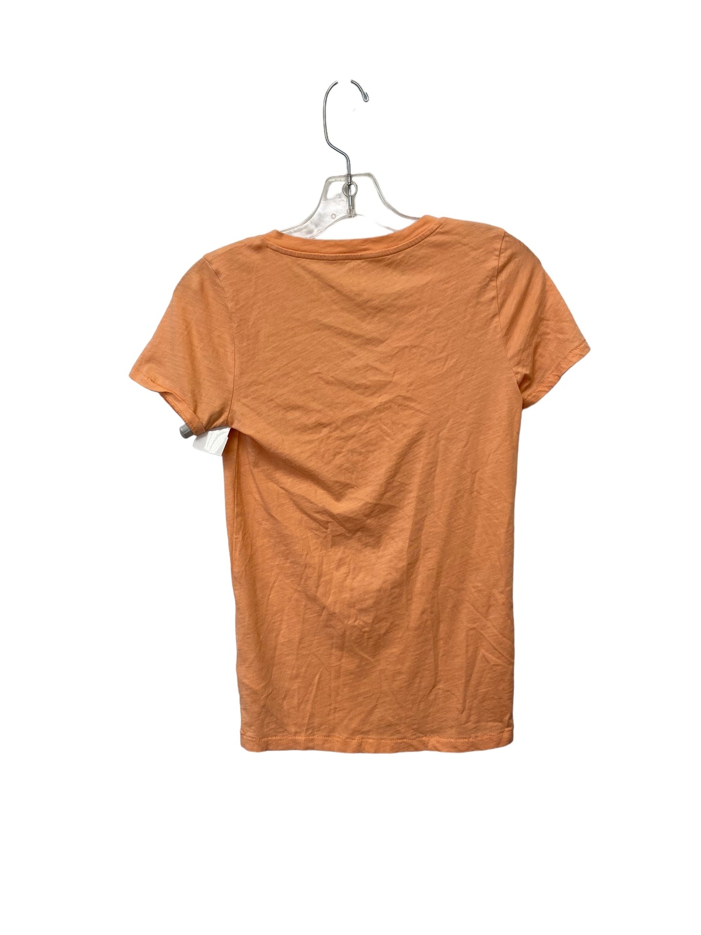 Orange Top Short Sleeve J. Crew, Size Xs