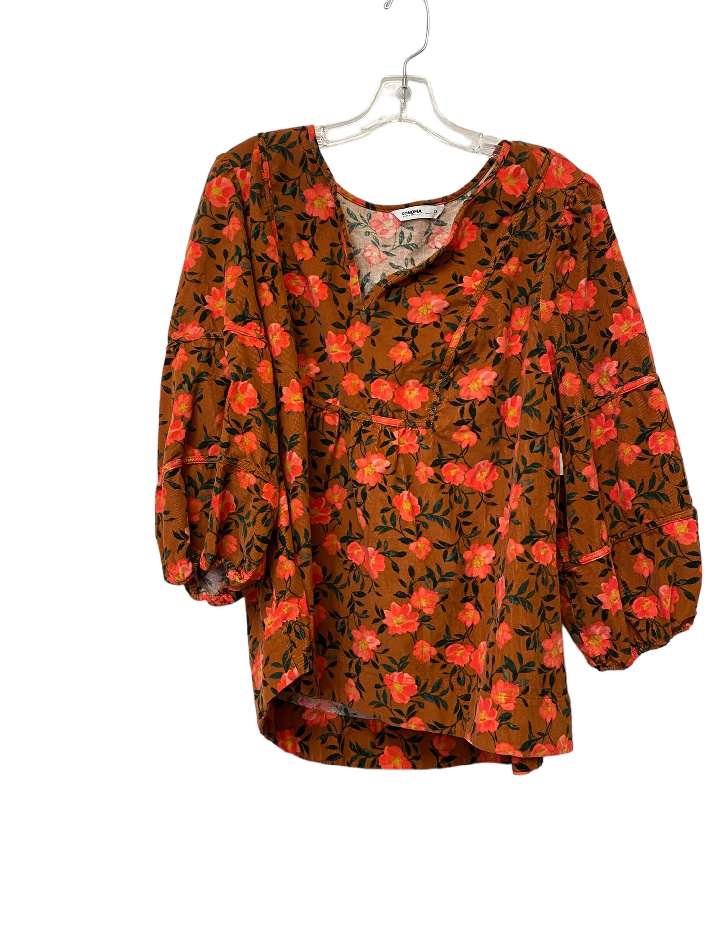 Top Long Sleeve By Sonoma  Size: 2x