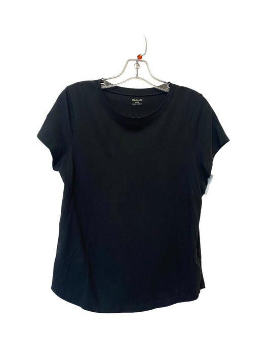 Top Short Sleeve Basic By Madewell In Black, Size: M