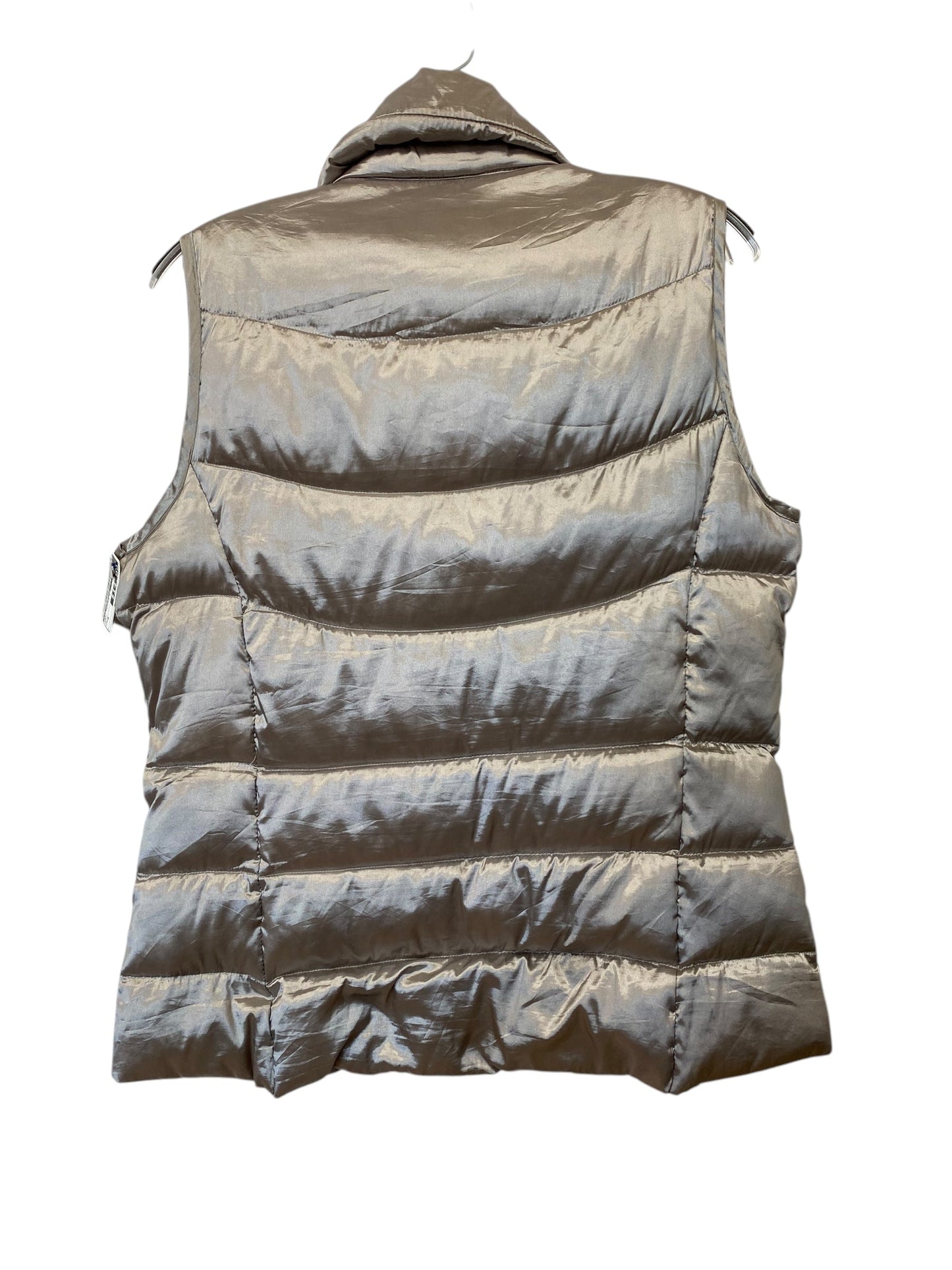 Vest Puffer & Quilted By Liz Claiborne In Grey, Size: M