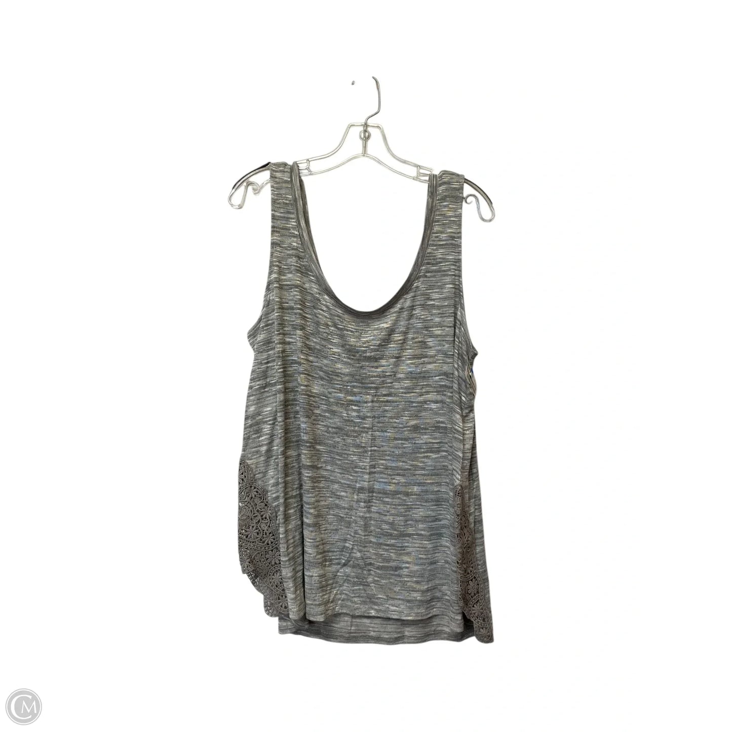 Top Sleeveless By Torrid In Grey, Size: 2x