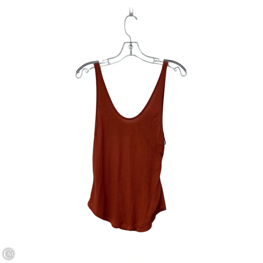 Athletic Tank Top By Alo In Orange, Size: S