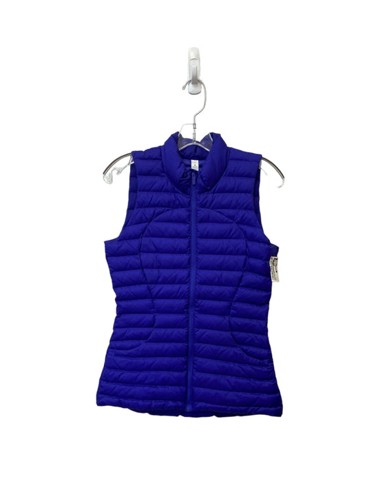 Blue Vest Puffer & Quilted Lululemon, Size 4