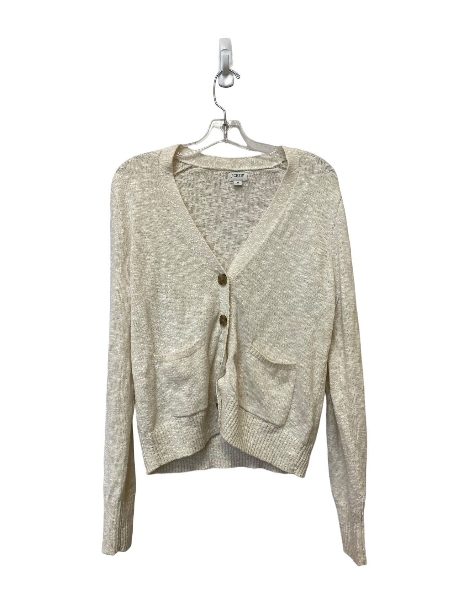 Cream Cardigan J. Crew, Size M