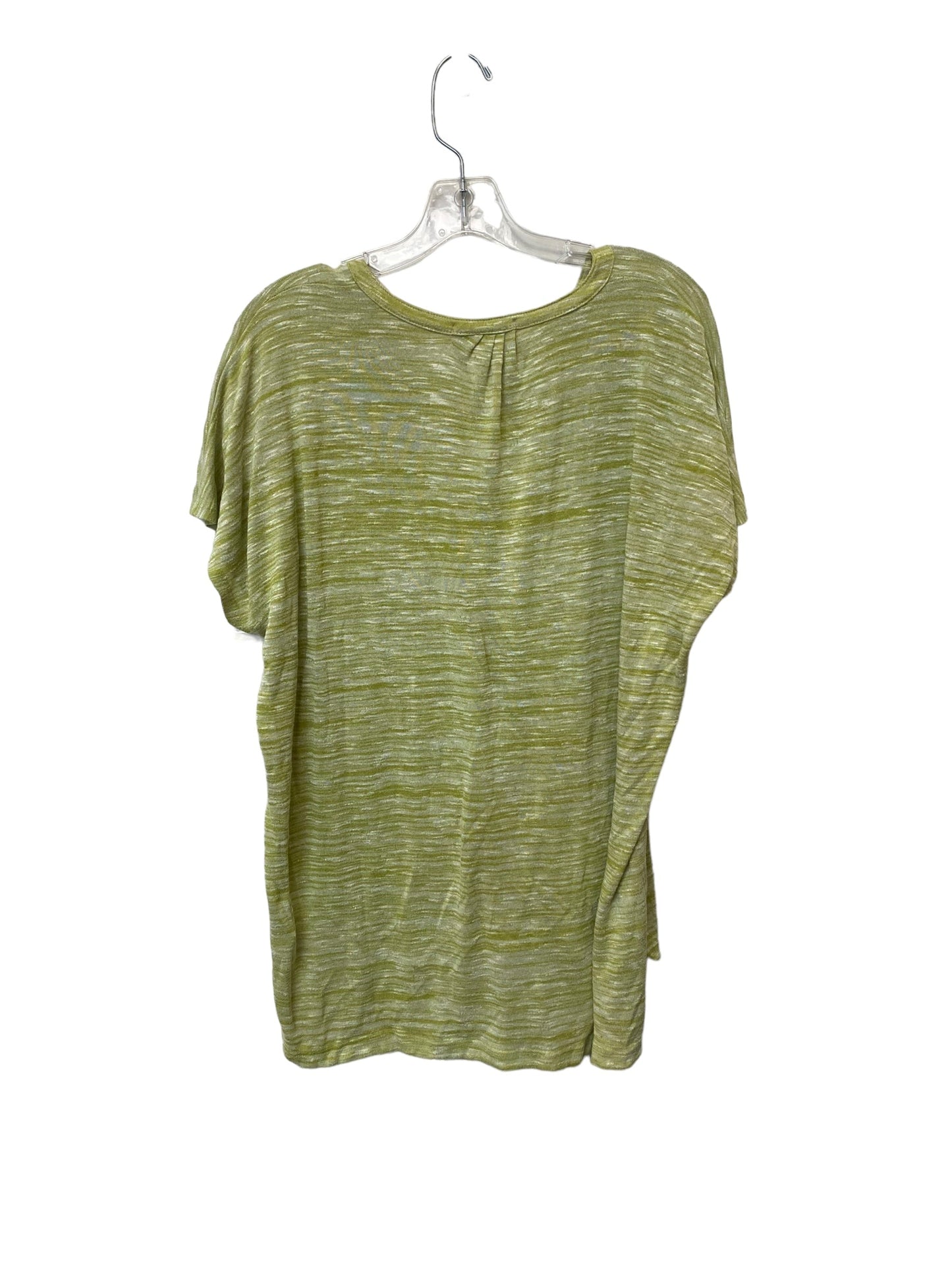 Green Top Short Sleeve Liz Claiborne, Size Xl