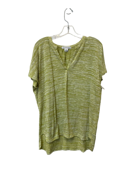 Green Top Short Sleeve Liz Claiborne, Size Xl