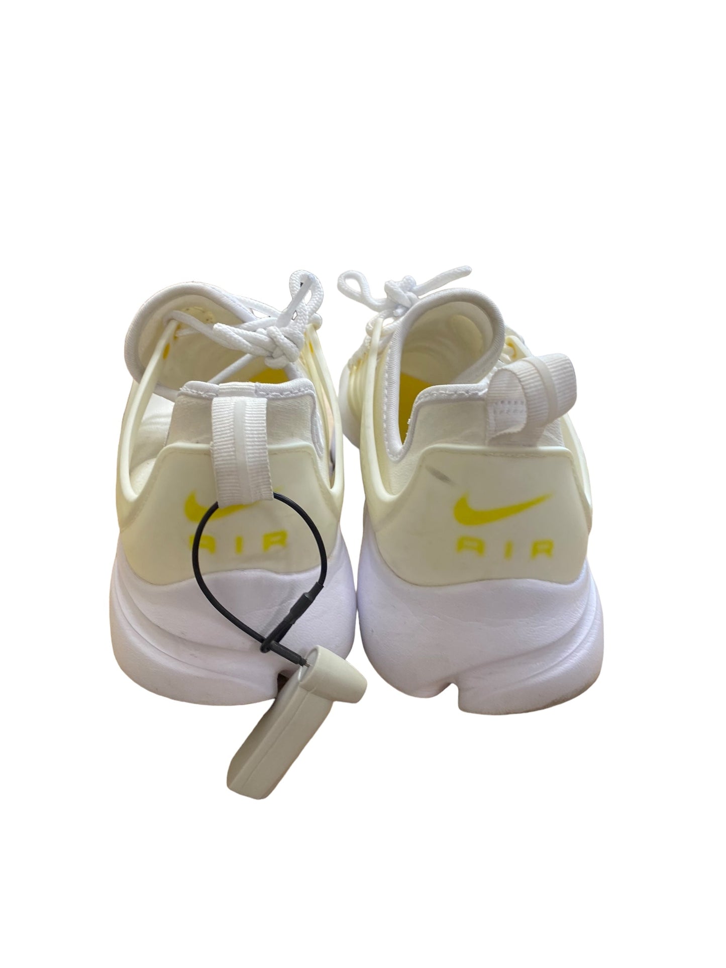 White & Yellow Shoes Athletic Nike, Size 9