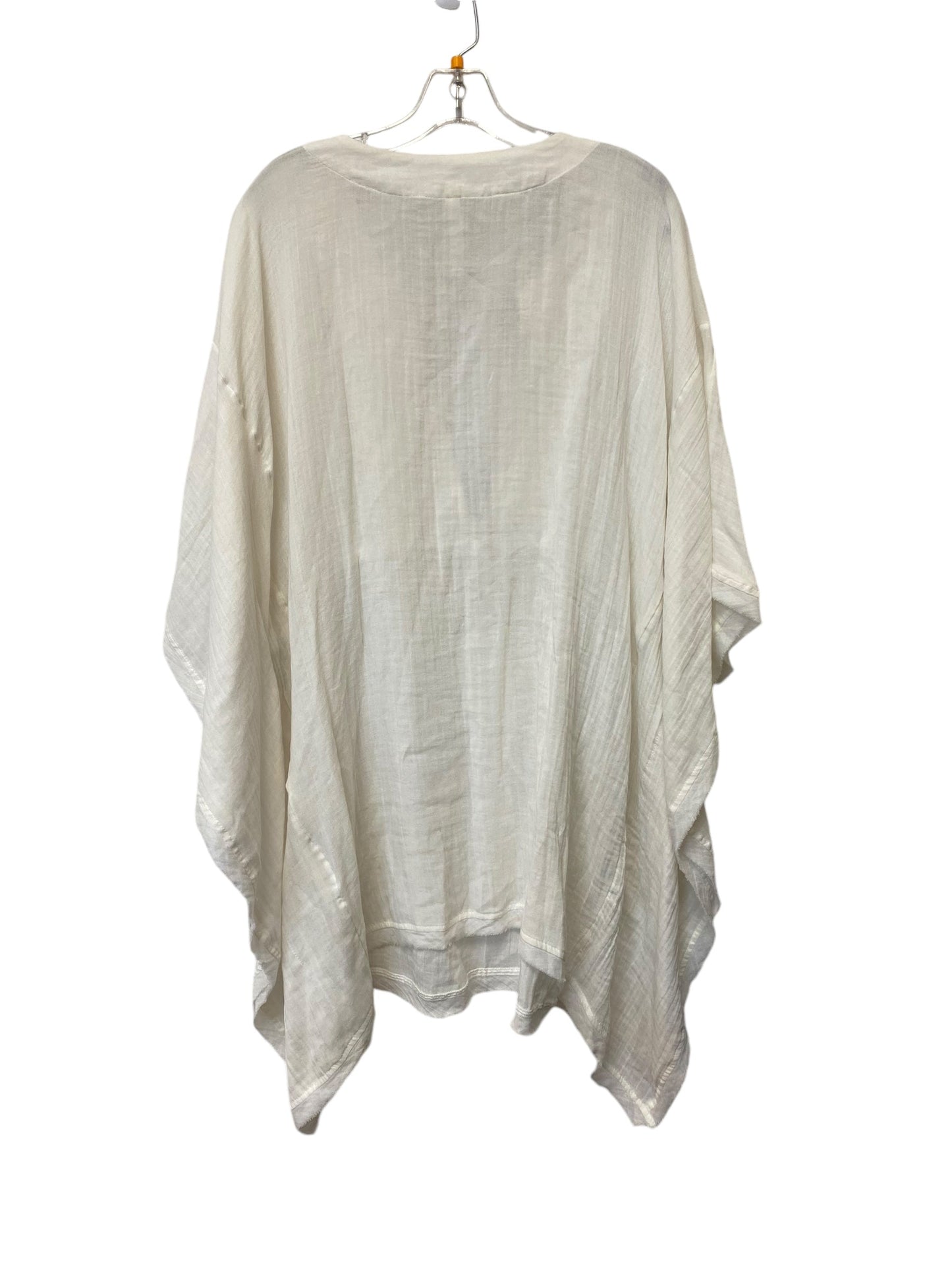 Tunic Short Sleeve By Anthropologie In White, Size: S