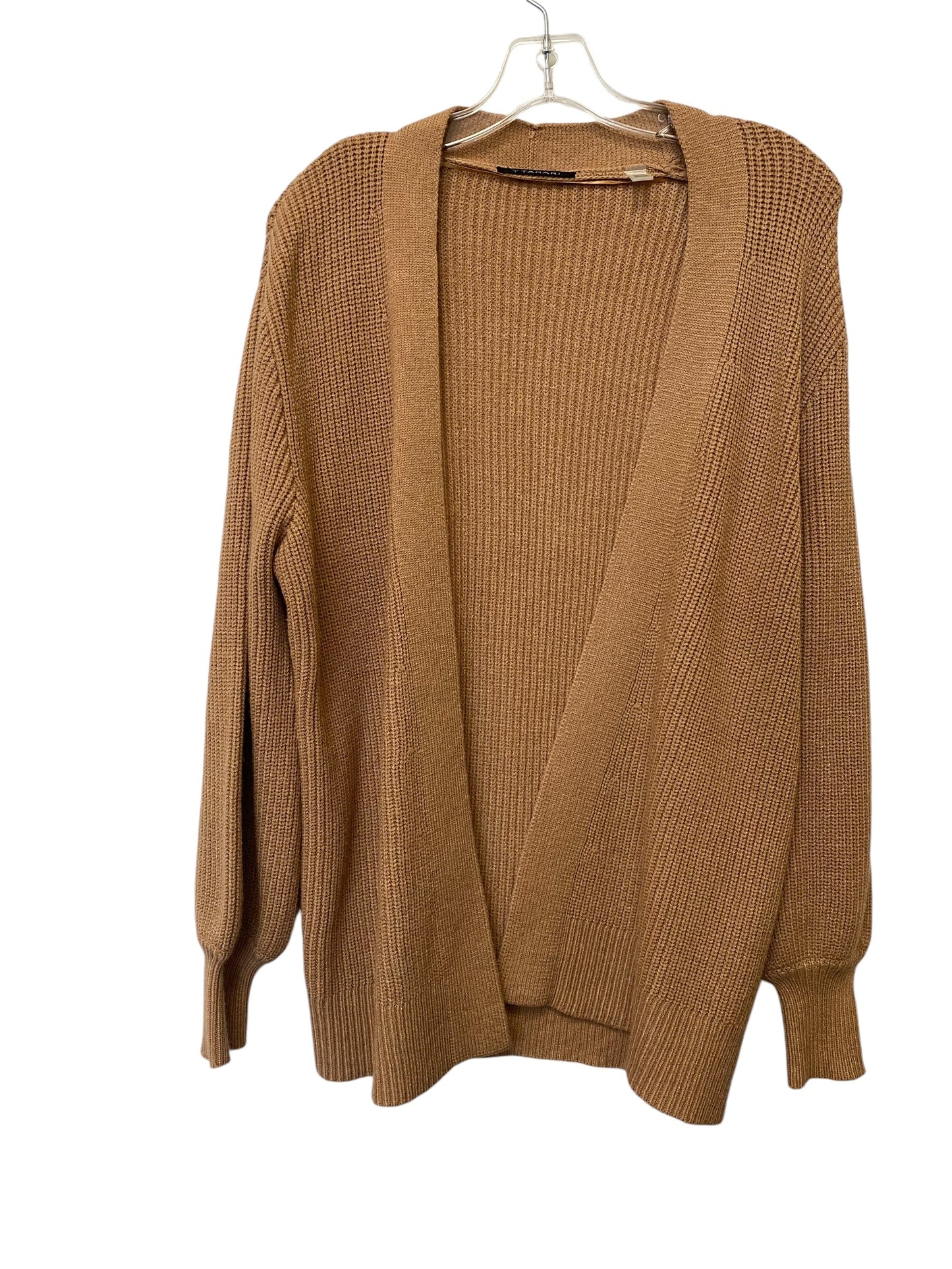 Cardigan By Tahari By Arthur Levine In Brown, Size: Xs