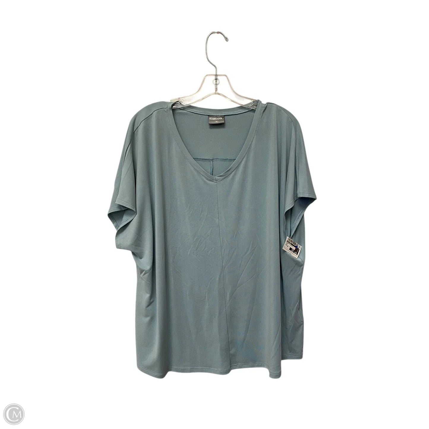 Athletic Top Short Sleeve By 32 Degrees In Blue, Size: Xxl