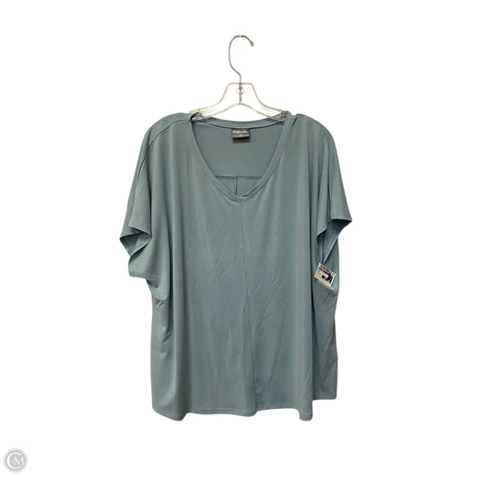Athletic Top Short Sleeve By 32 Degrees In Blue, Size: Xxl