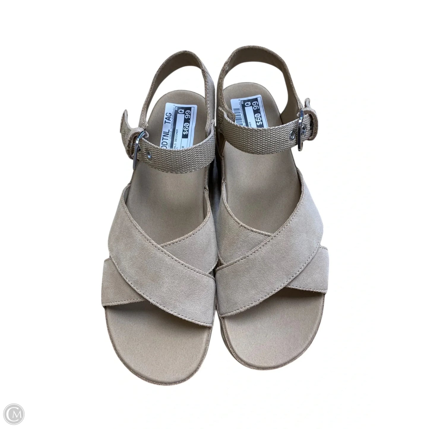 Sandals Designer By Ugg In Brown, Size: 10