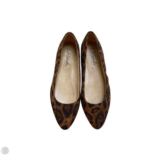 Shoes Flats By Life Stride In Animal Print, Size: 8