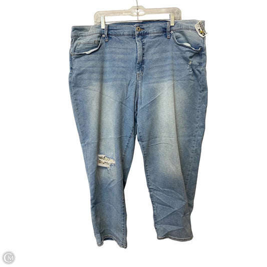 Jeans Wide Leg By Jessica Simpson In Blue Denim, Size: 20