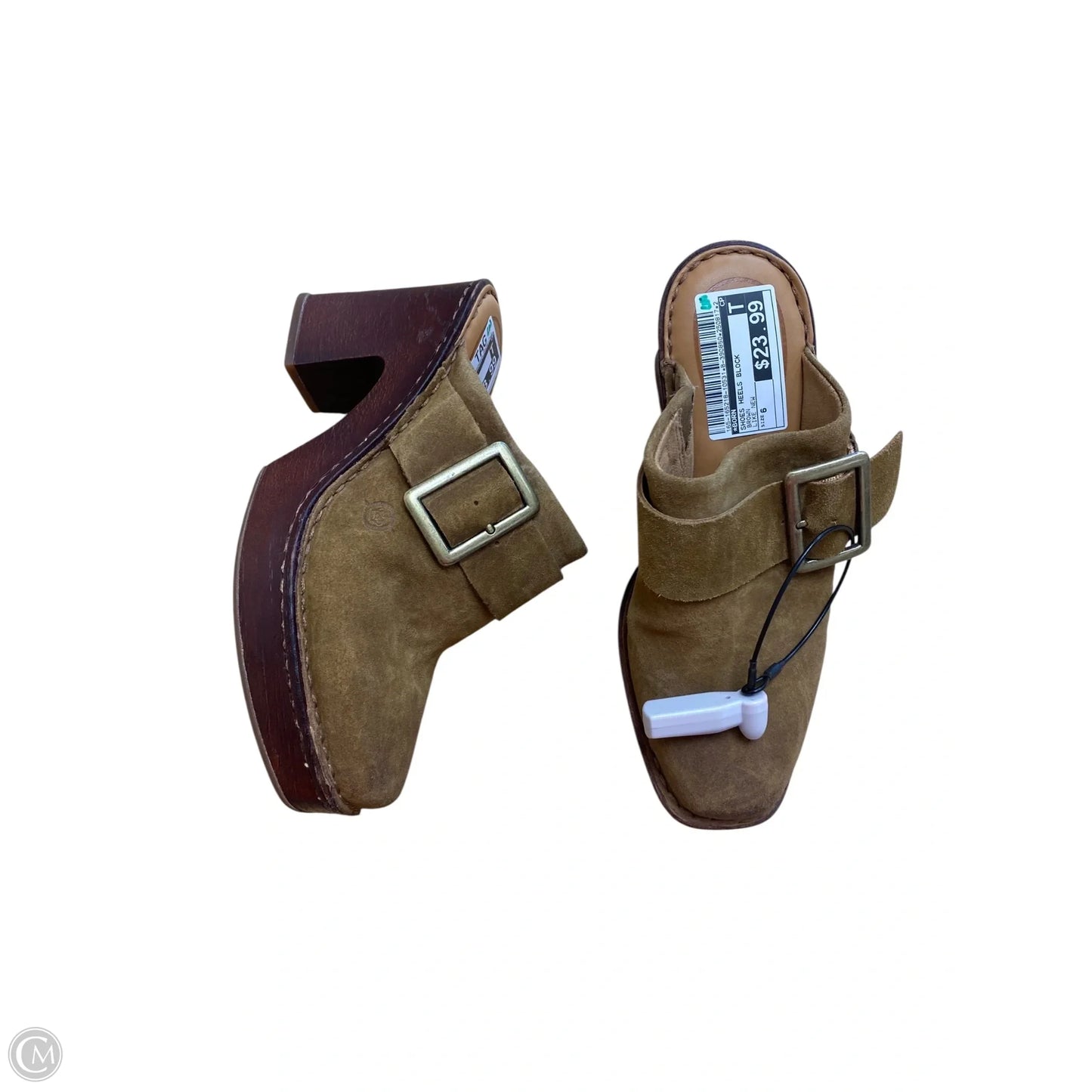 Shoes Heels Block By Born In Brown, Size: 6