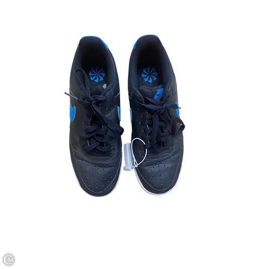 Shoes Sneakers By Nike In Black & Blue, Size: 9