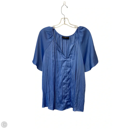 Top Short Sleeve By Lane Bryant In Blue, Size: 18