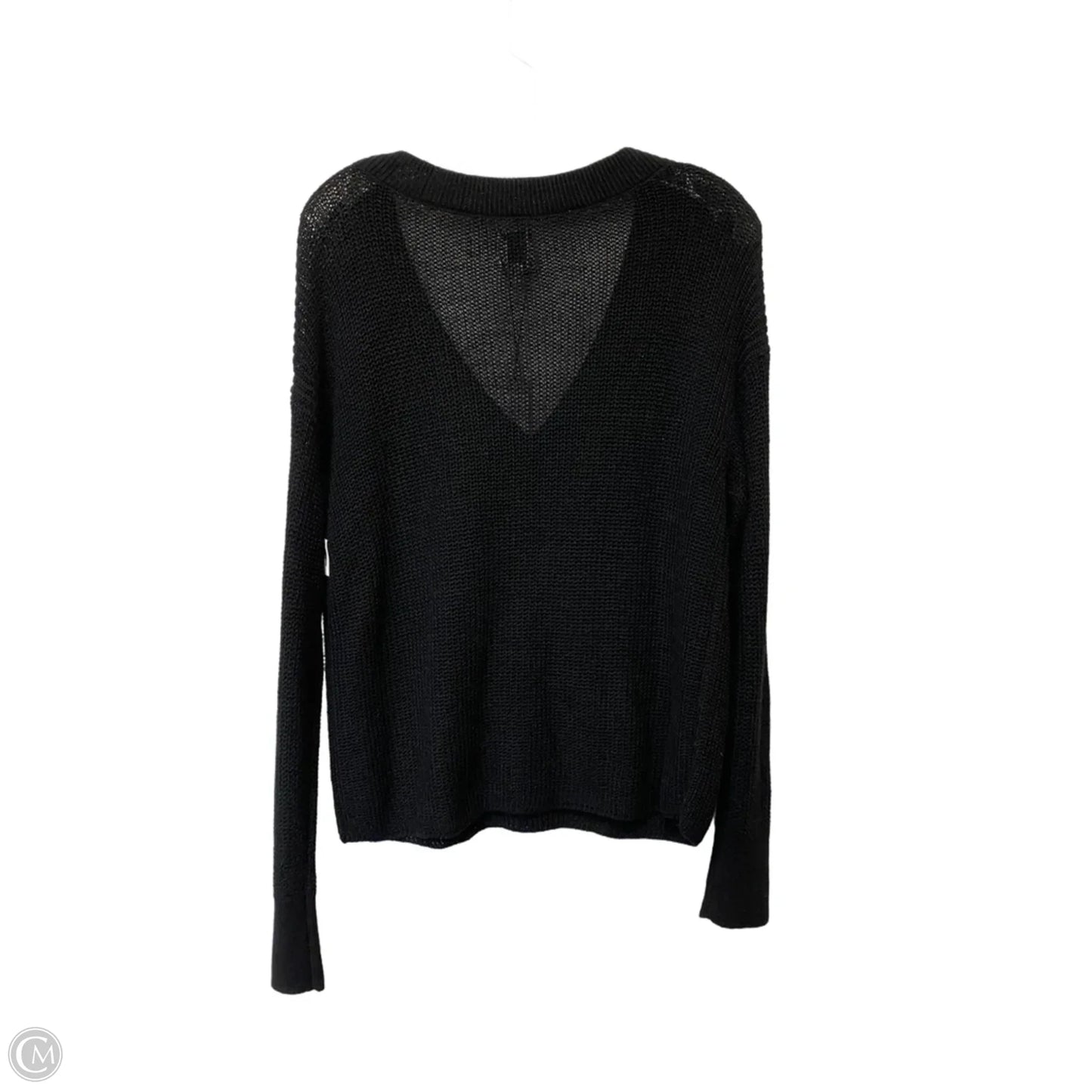 Top Long Sleeve Basic By Nic + Zoe In Black, Size: M