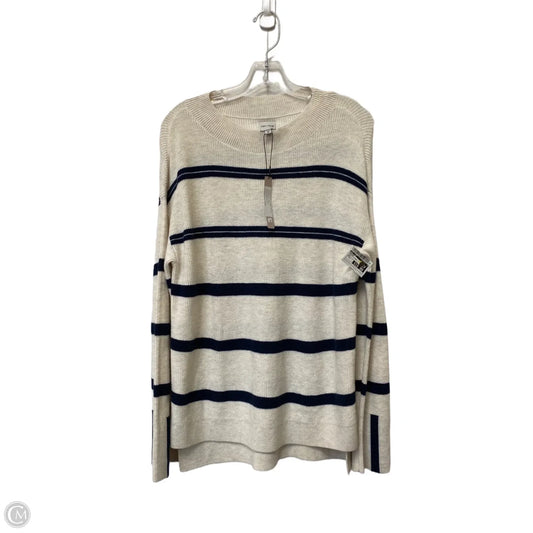 Sweater By Nic + Zoe In Striped Pattern, Size: M