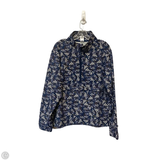 Athletic Jacket By Members Mark In Floral Print, Size: Xl