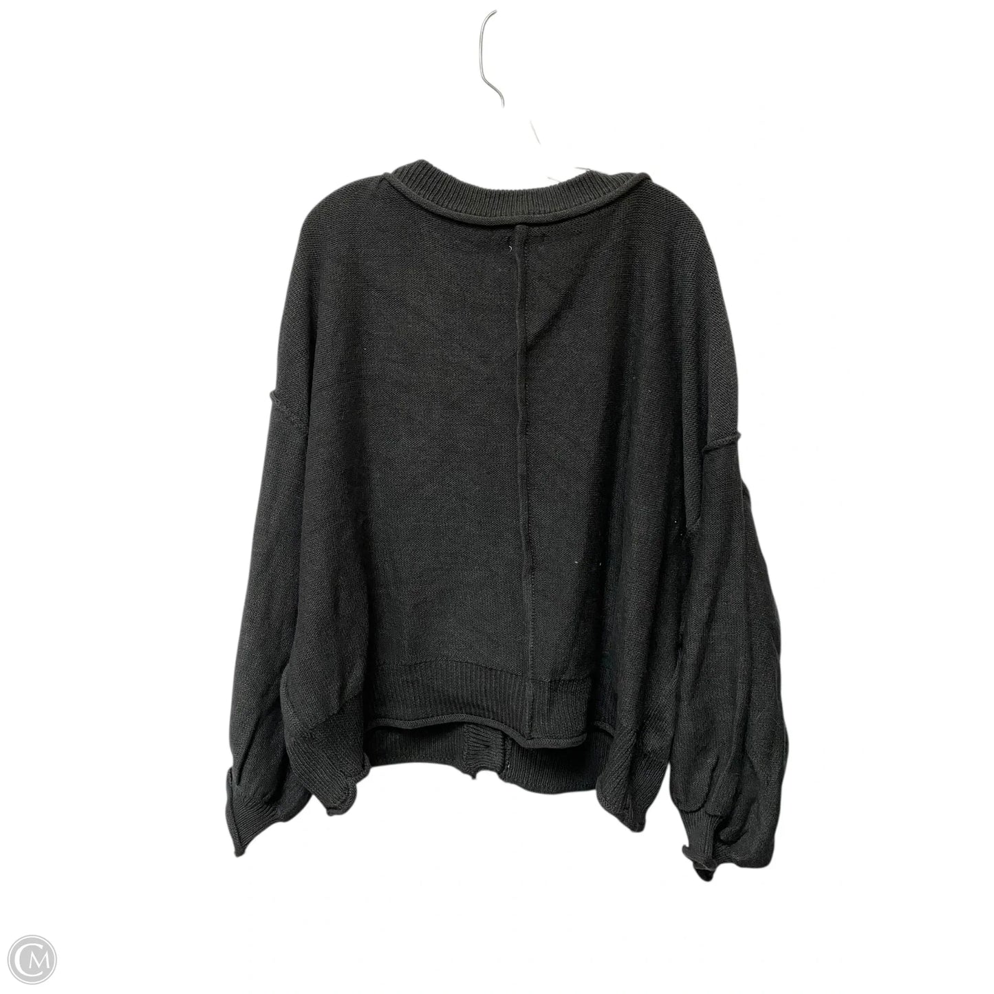 Sweater Cardigan By Pol In Grey, Size: L