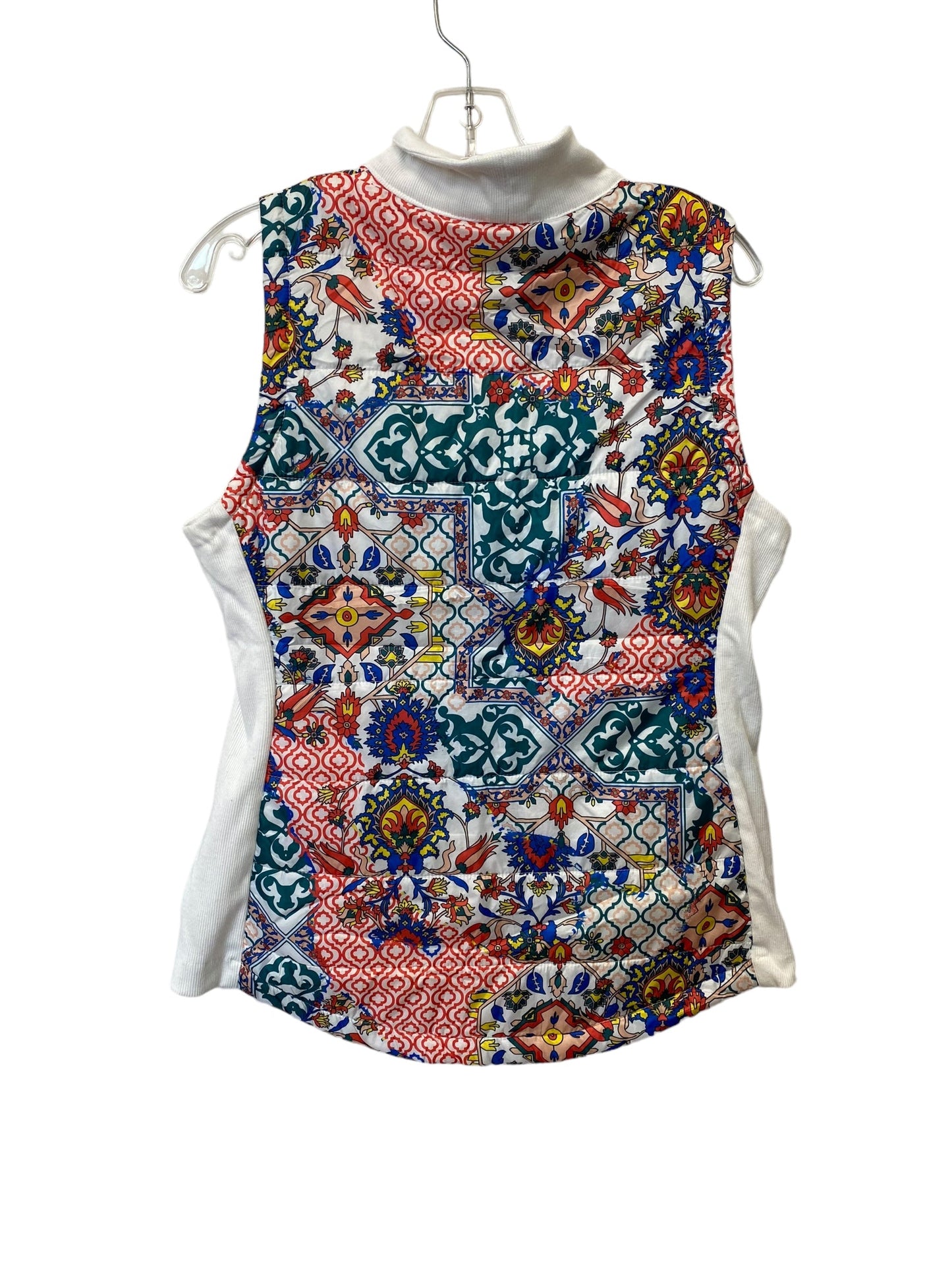 Vest Puffer & Quilted By Zelos In Multi-colored, Size: L