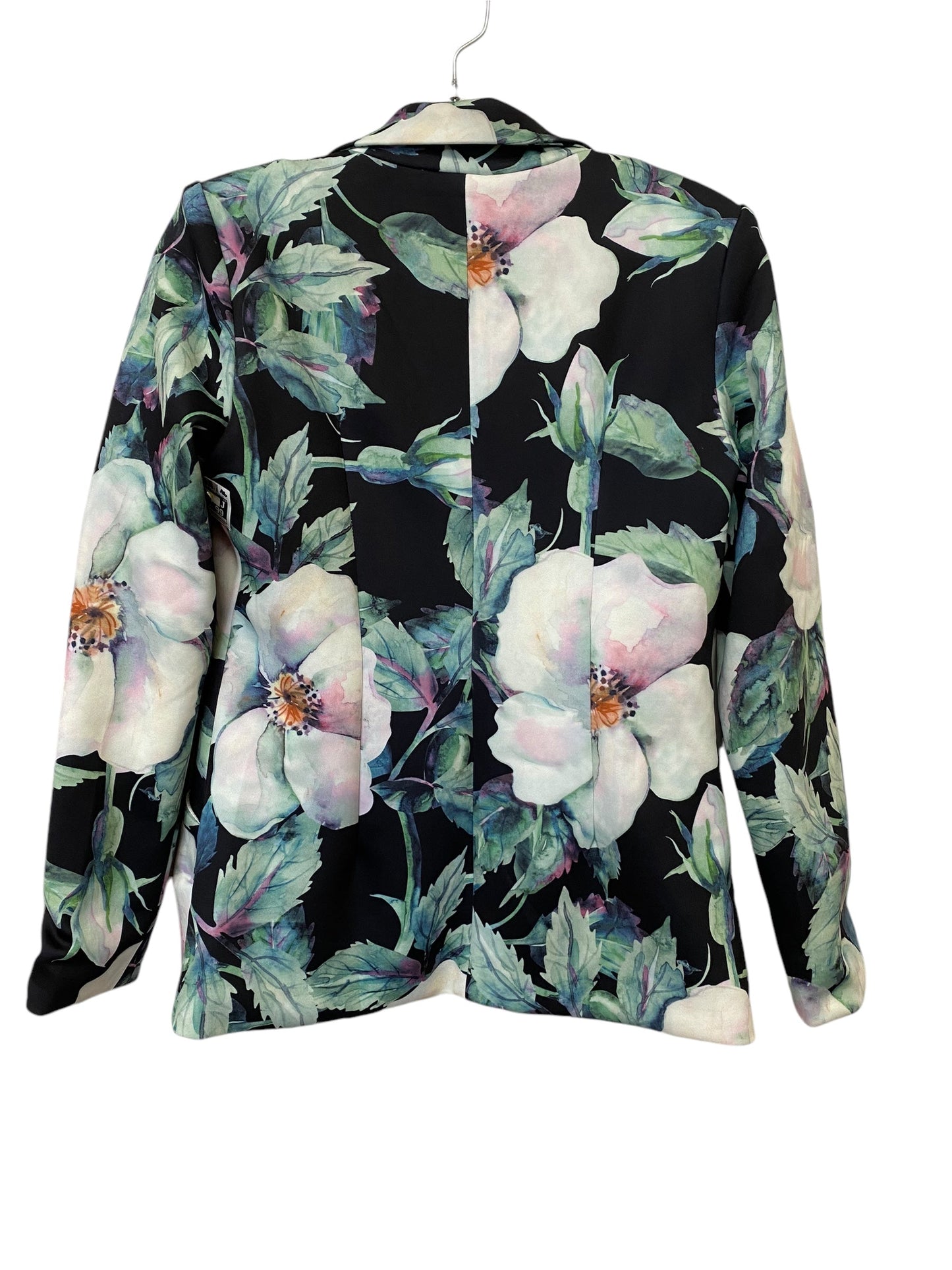 Blazer By Clothes Mentor In Floral Print, Size: S