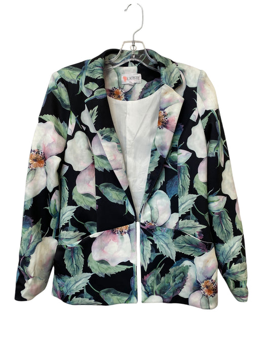 Blazer By Clothes Mentor In Floral Print, Size: S