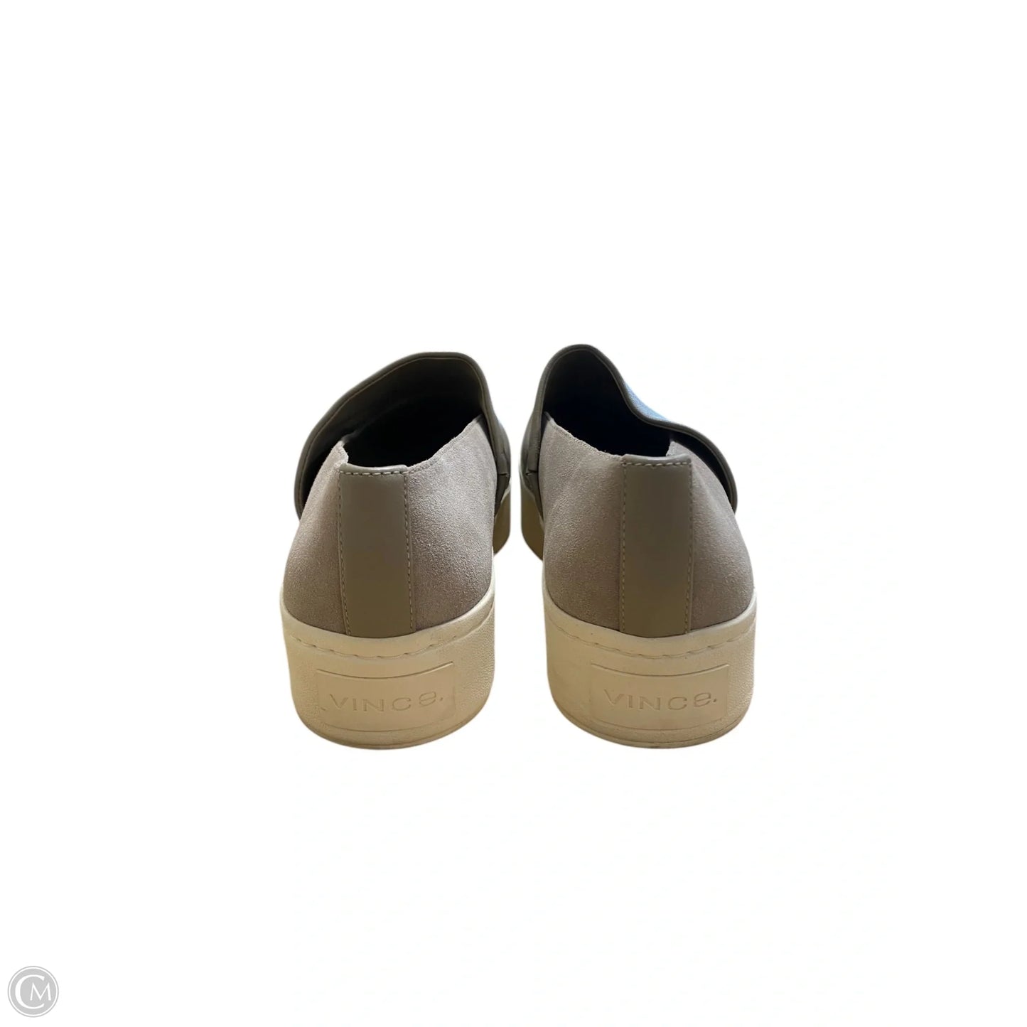 Shoes Flats By Vince In Grey, Size: 7.5