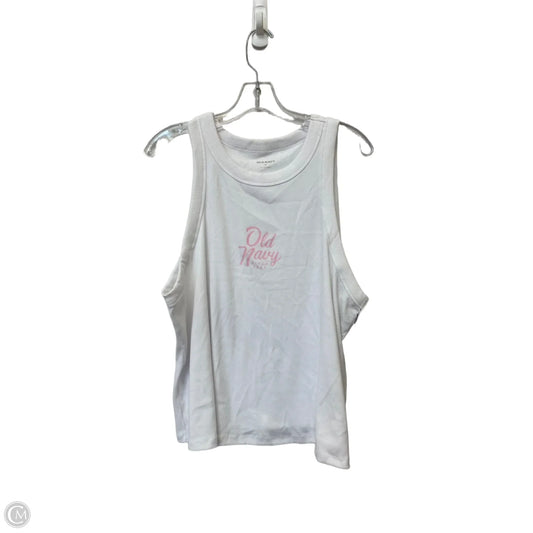 Tank Top By Old Navy In White, Size: 3x