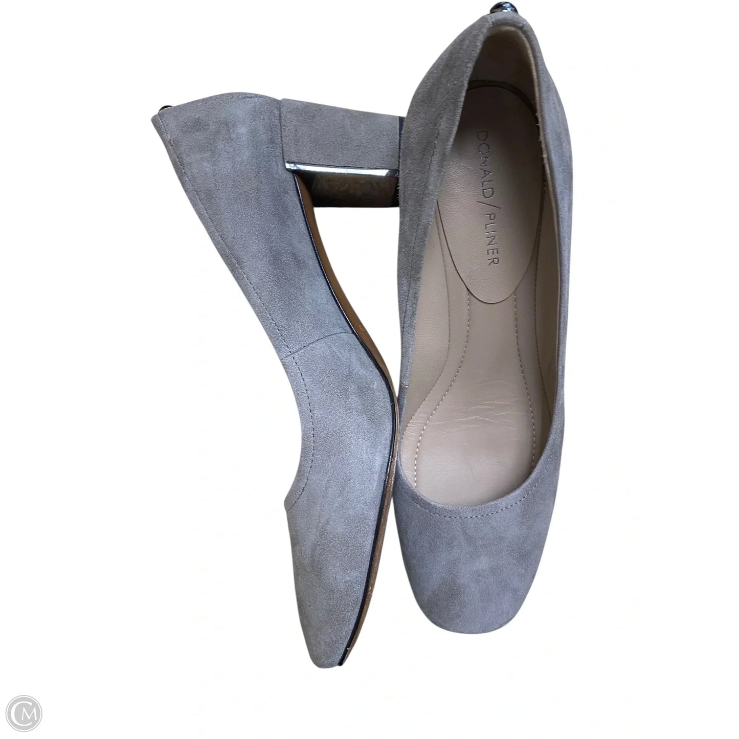 Shoes Heels Block By Donald Pliner In Grey, Size: 9