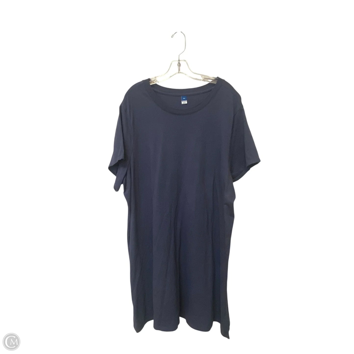 Dress Casual Midi By Old Navy In Blue, Size: Xxl