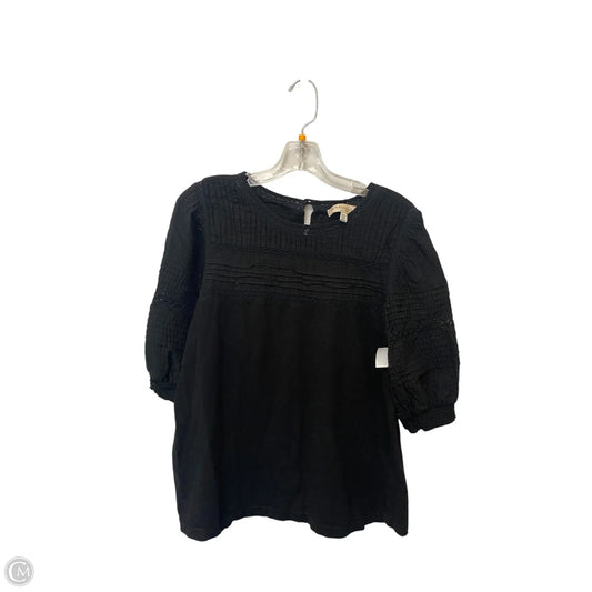 Top Short Sleeve By Philosophy In Black, Size: Xl