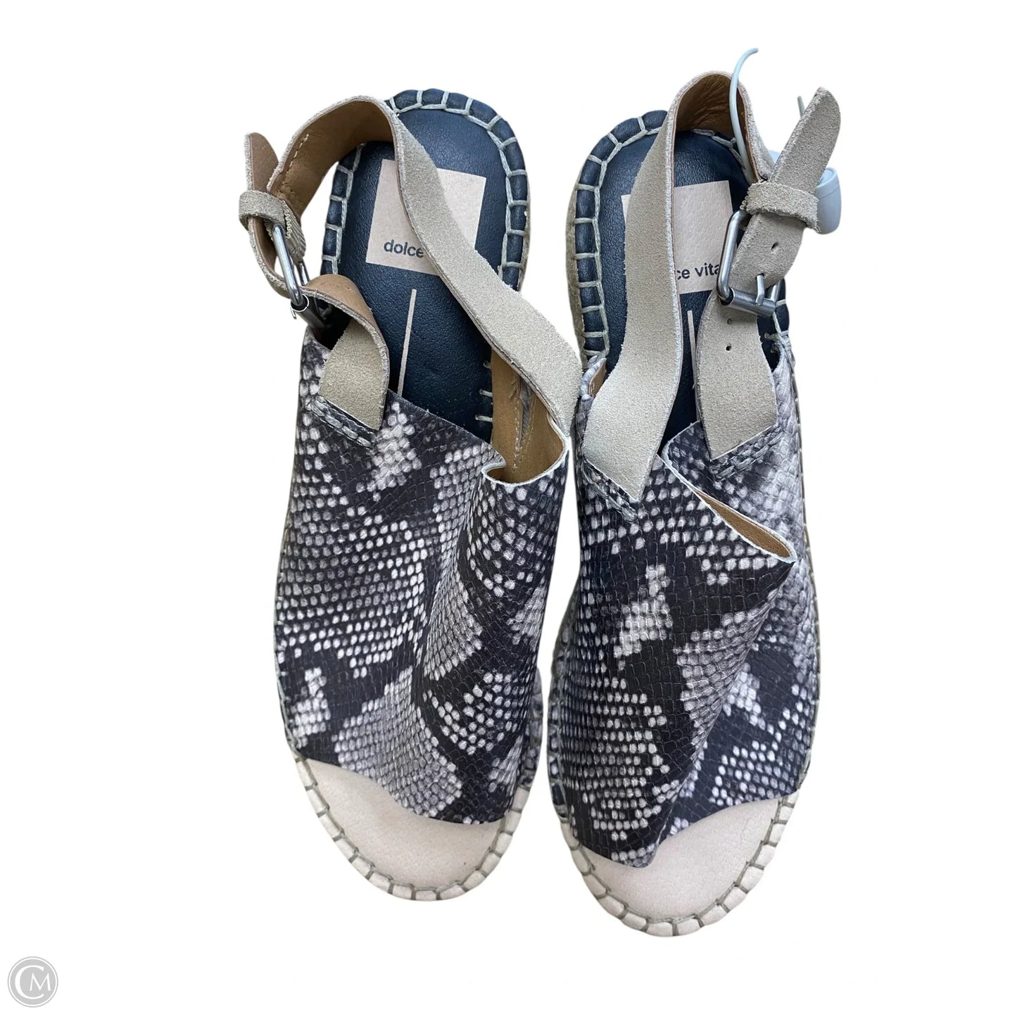 Shoes Heels Platform By Dolce Vita In Snakeskin Print, Size: 9.5