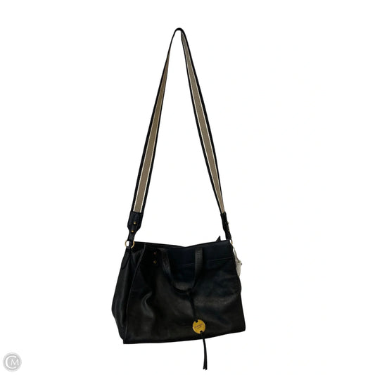 Handbag Leather By Margot, Size: Medium