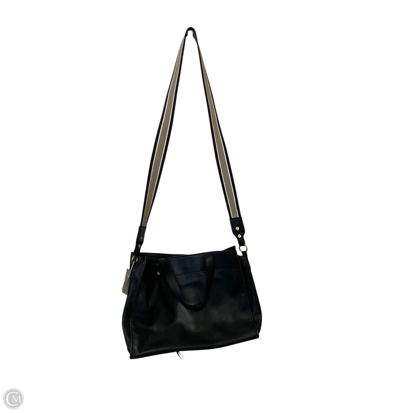 Handbag Leather By Margot, Size: Medium