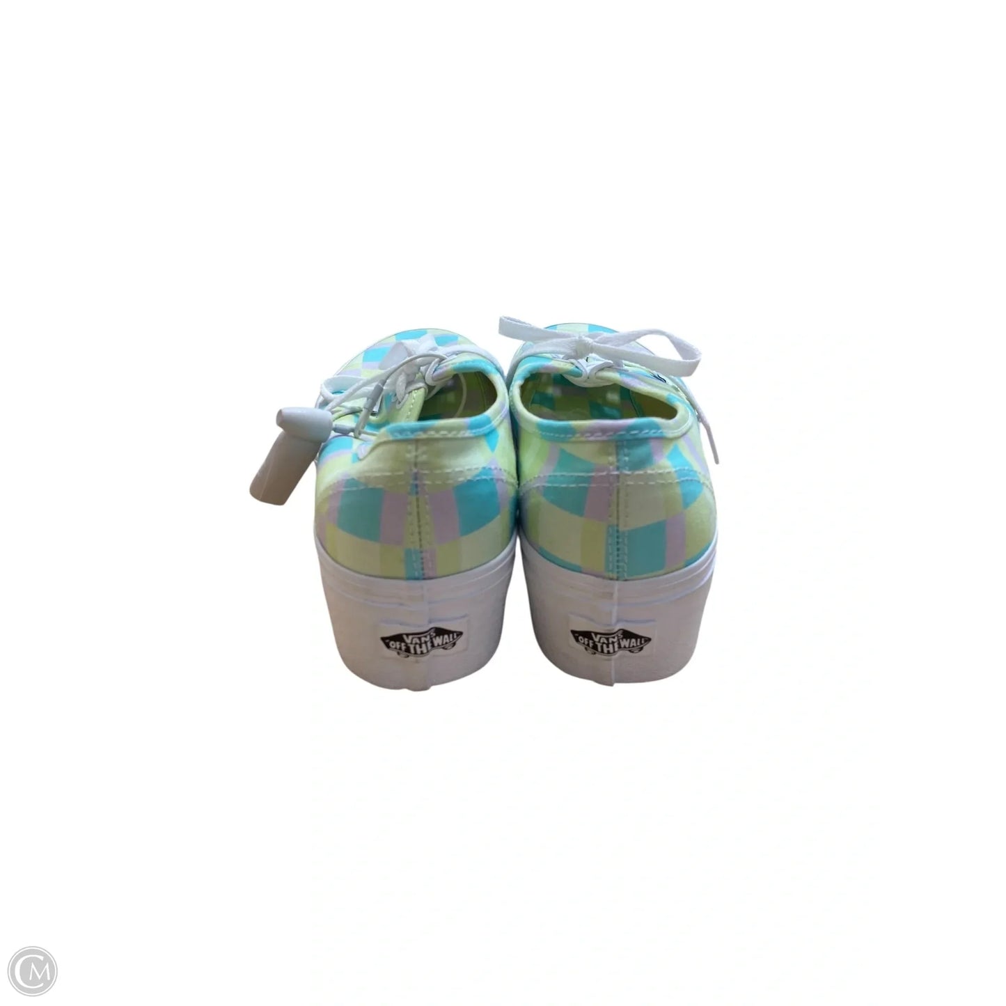 Shoes Sneakers Platform By Vans In Multi-colored, Size: 8