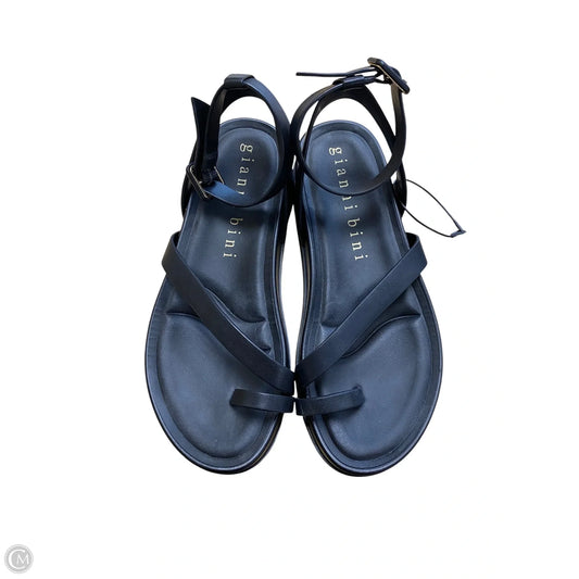 Sandals Flats By Gianni Bini In Black, Size: 8