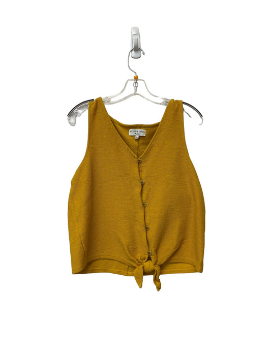 Yellow Top Sleeveless Madewell, Size Xl