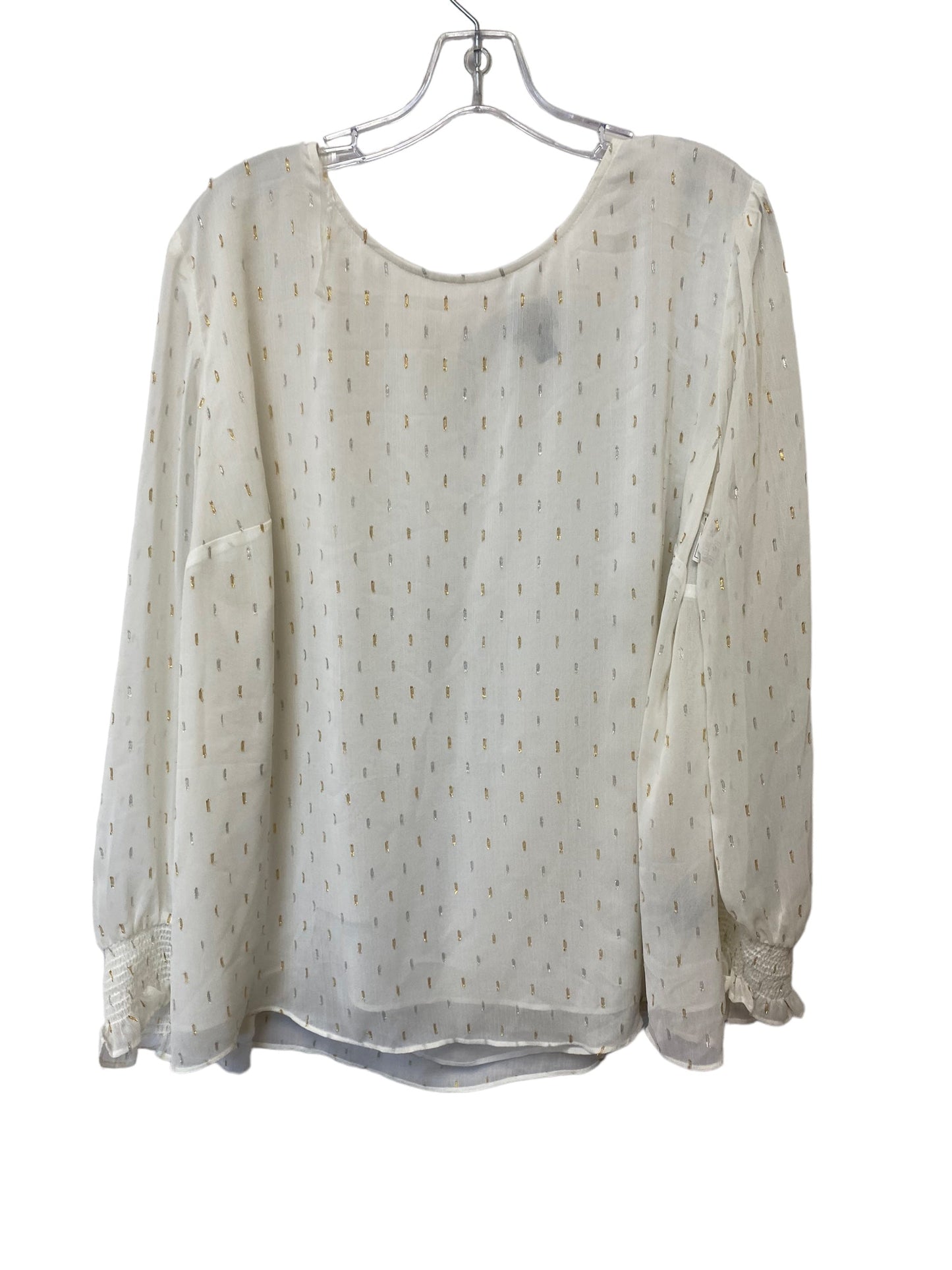 Top Long Sleeve By Worthington  Size: 2x